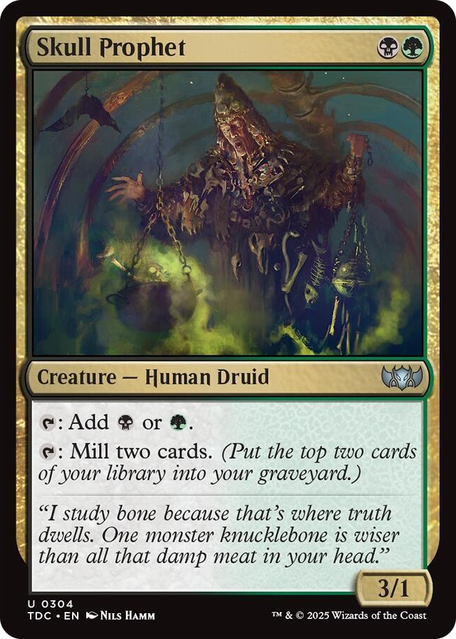 0304 Skull Prophet U Commander: Tarkir: Dragonstorm
