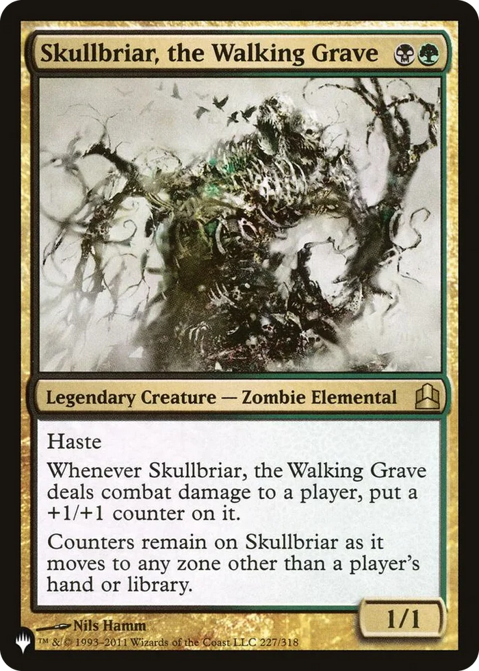 0227 Skullbriar, the Walking Grave R The List Reprints