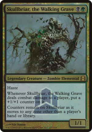 0227 Skullbriar, the Walking Grave (Commander Launch Promo) R Oversize Cards