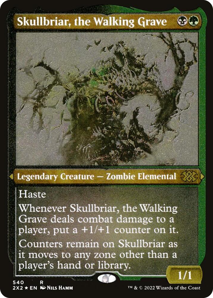 0540 Skullbriar, the Walking Grave (Foil Etched) R Double Masters 2022