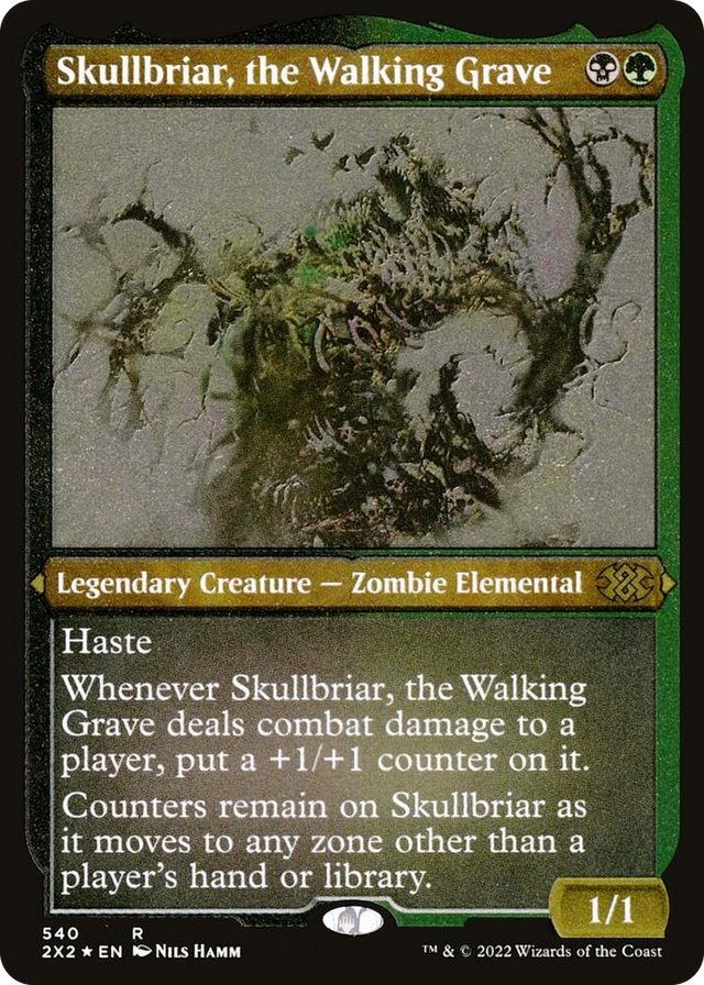 0540 Skullbriar, the Walking Grave (Foil Etched) R Double Masters 2022