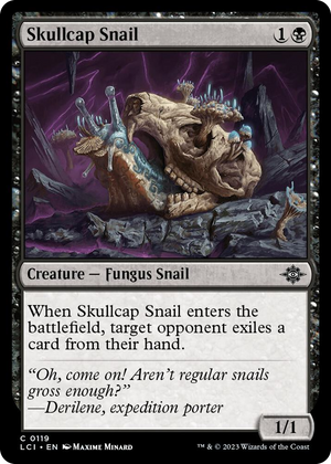 0119 Skullcap Snail C The Lost Caverns of Ixalan