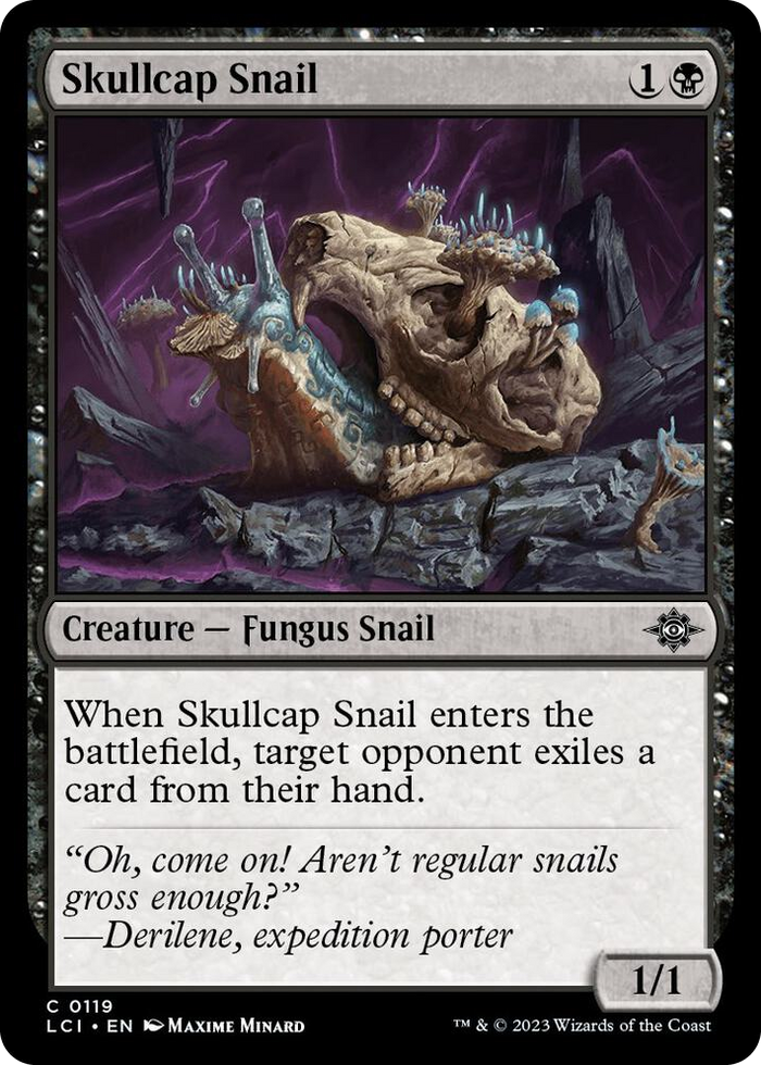 Skullcap Snail #119 C - The Lost Caverns of Ixalan Pokemon card