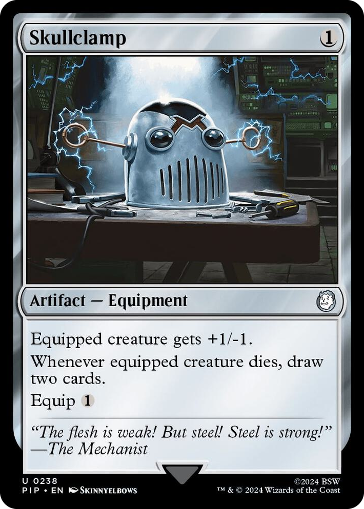 0238 Skullclamp U Universes Beyond: Fallout