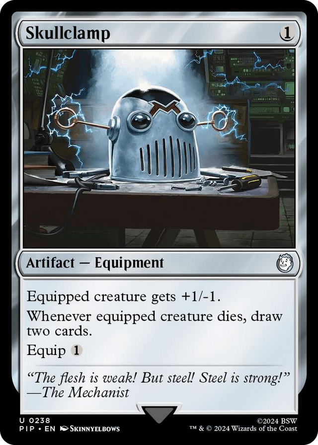 0238 Skullclamp U Universes Beyond: Fallout