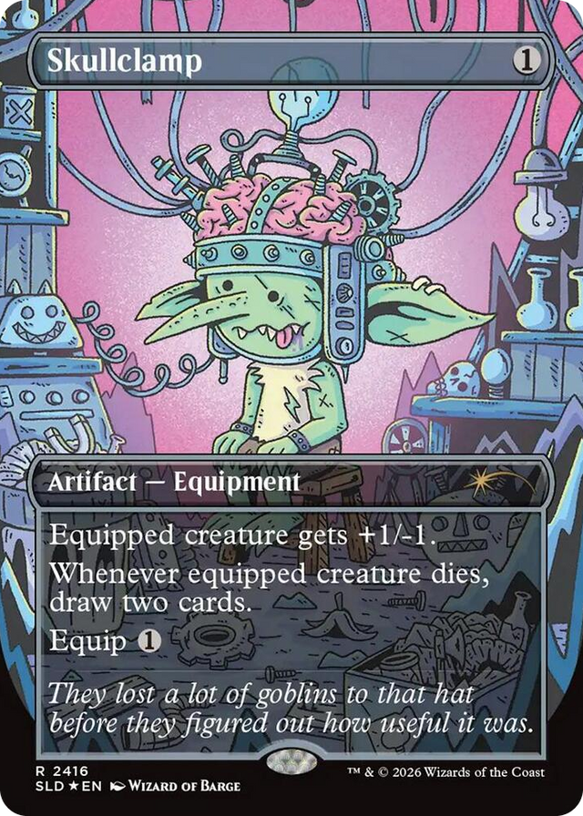 2416 Skullclamp (2416) R Secret Lair Drop Series