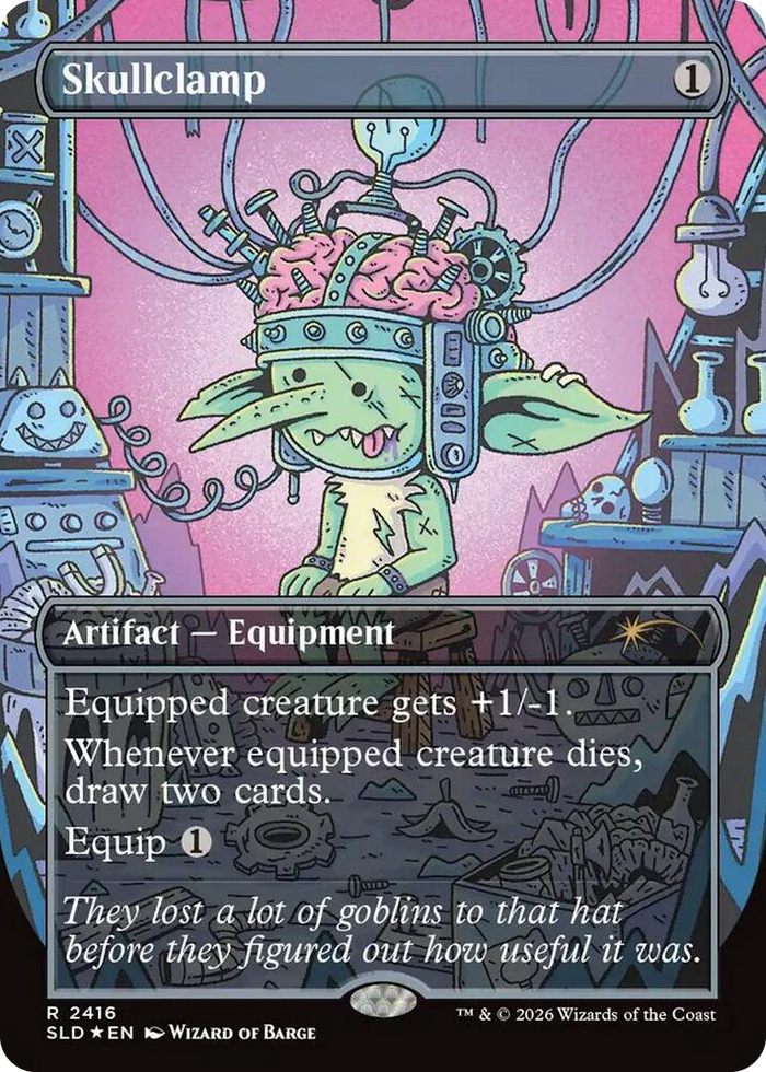 Skullclamp (2416) #2416 R - Secret Lair Drop Series Pokemon card