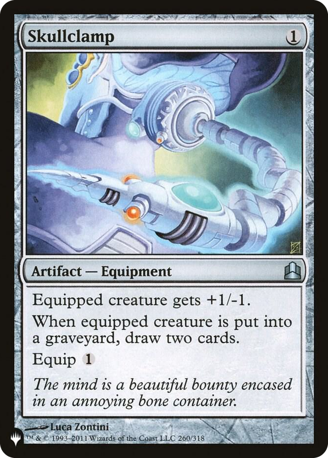 Skullclamp (CMD) #260 U - The List Reprints Pokemon card