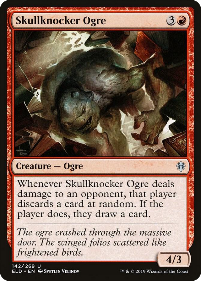 0142 Skullknocker Ogre U Throne of Eldraine