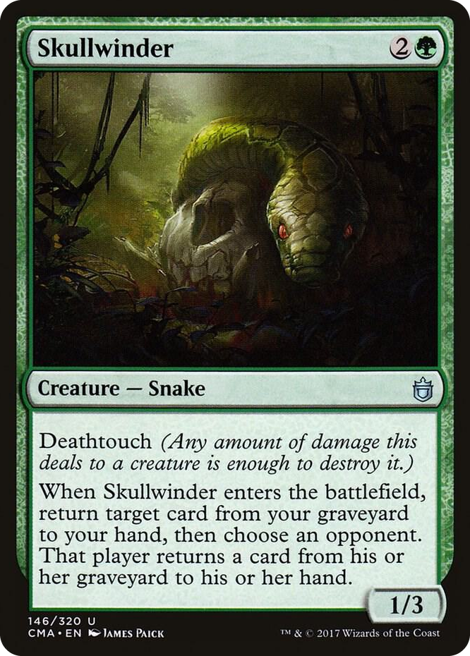 Skullwinder #146 U - Commander Anthology Pokemon card