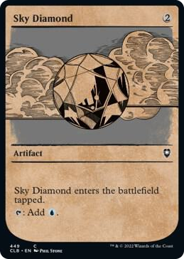 Sky Diamond (Showcase) #449 C - Commander Legends: Battle for Baldur's Gate Pokemon card