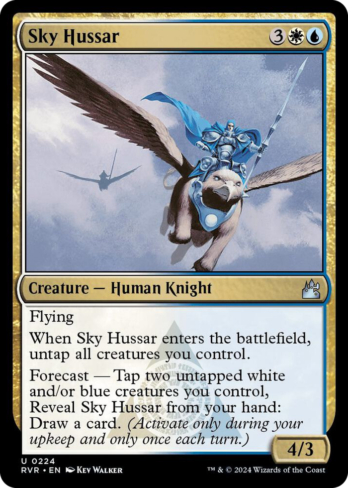Sky Hussar #224 U - Ravnica Remastered Pokemon card