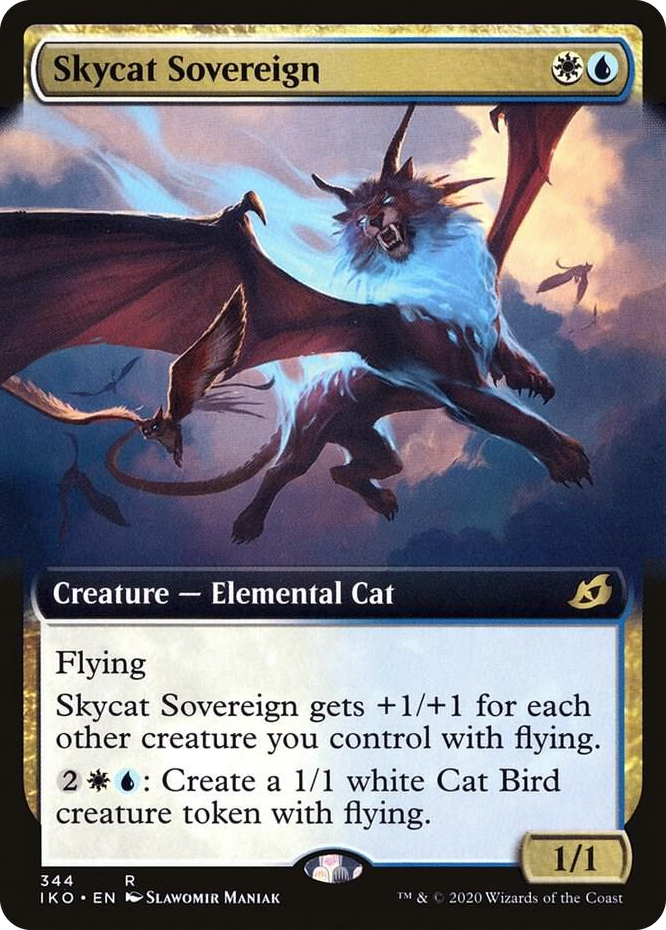 0344 Skycat Sovereign (Extended Art) R Lair of Behemoths