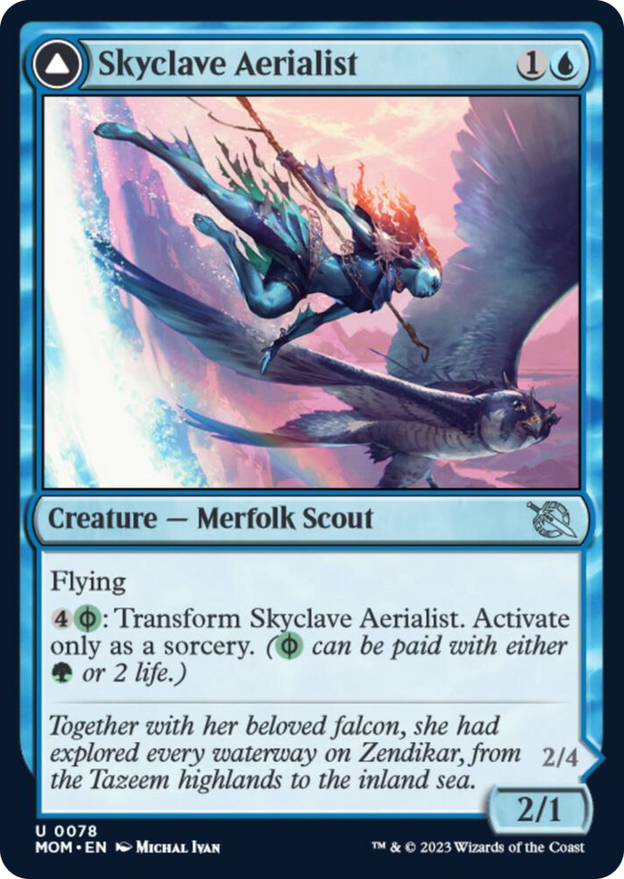 Skyclave Aerialist #78 U - March of the Machine Pokemon card
