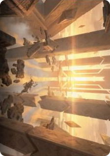 0044 Skyclave Basilica Art Card S Art Series: Zendikar Rising