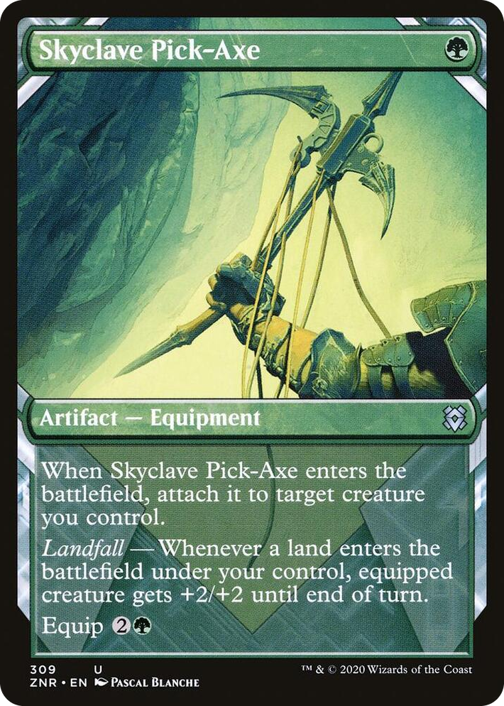 0309 Skyclave Pick-Axe (Showcase) U Zendikar Rising