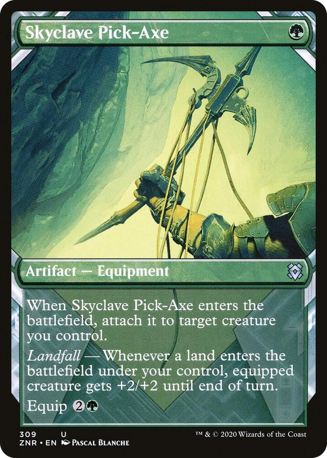 0309 Skyclave Pick-Axe (Showcase) U Zendikar Rising