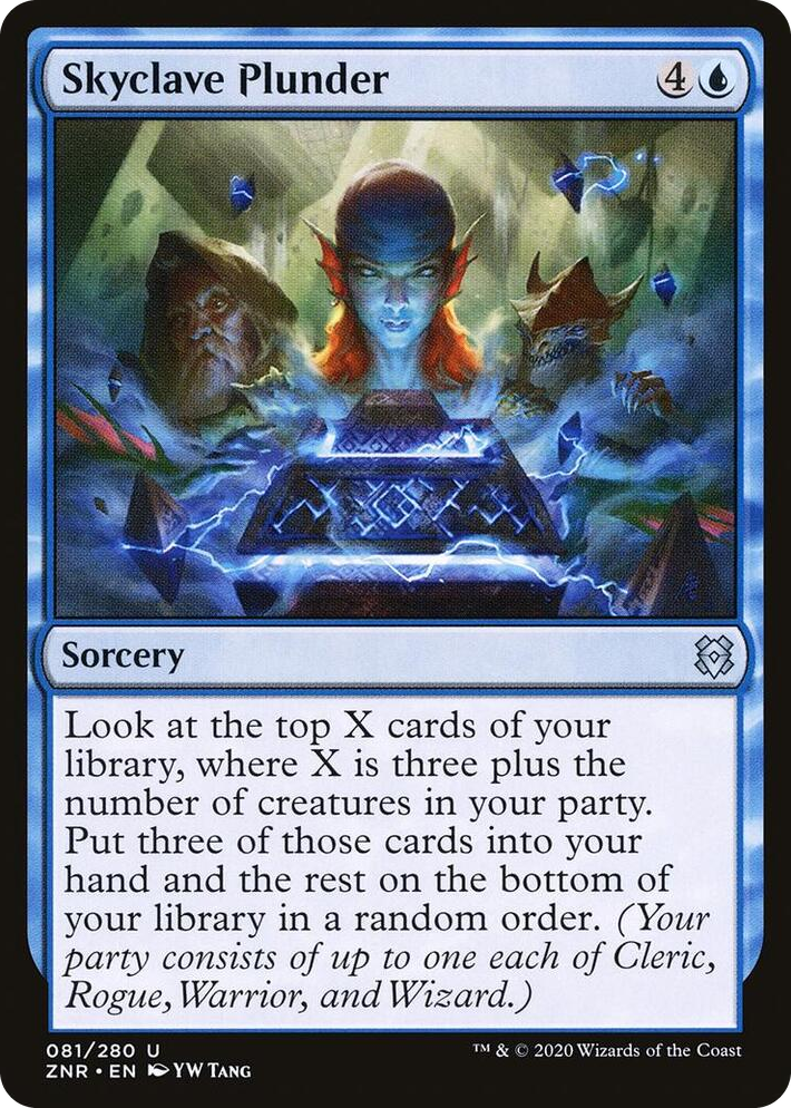 0081 Skyclave Plunder U Zendikar Rising