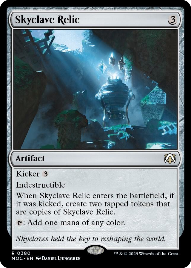 0380 Skyclave Relic R Commander: March of the Machine