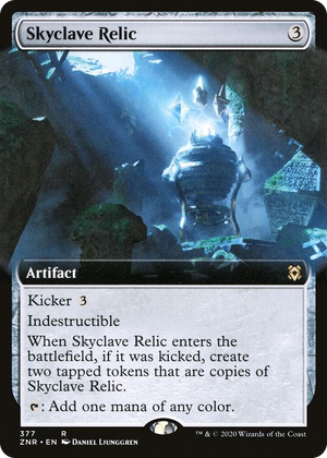 0377 Skyclave Relic (Extended Art) R Zendikar Rising