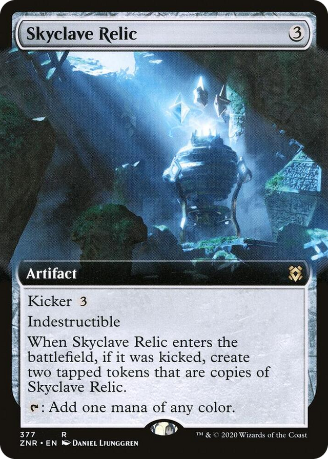 0377 Skyclave Relic (Extended Art) R Zendikar Rising