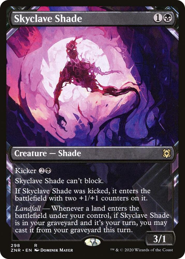 0298 Skyclave Shade (Showcase) R Zendikar Rising
