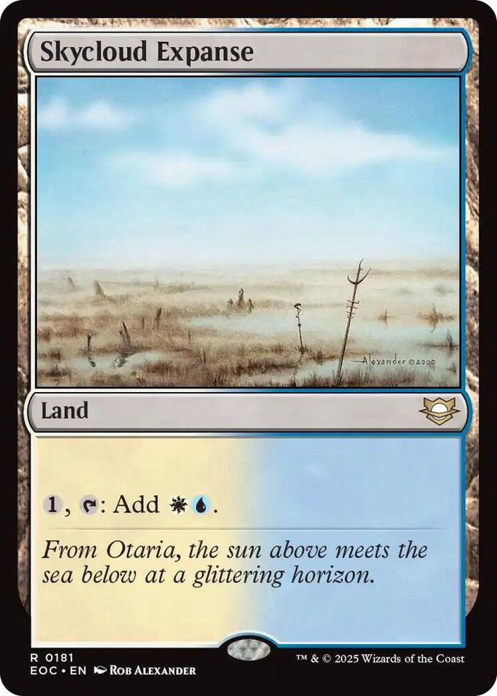 Skycloud Expanse #181 R - Commander: Edge of Eternities Pokemon card