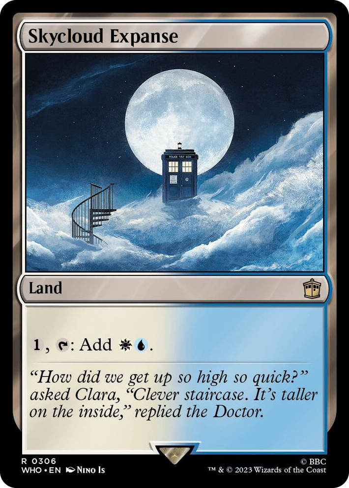 0306 Skycloud Expanse R Universes Beyond: Doctor Who