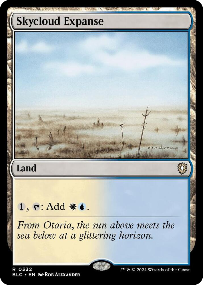 0332 Skycloud Expanse R Commander: Bloomburrow