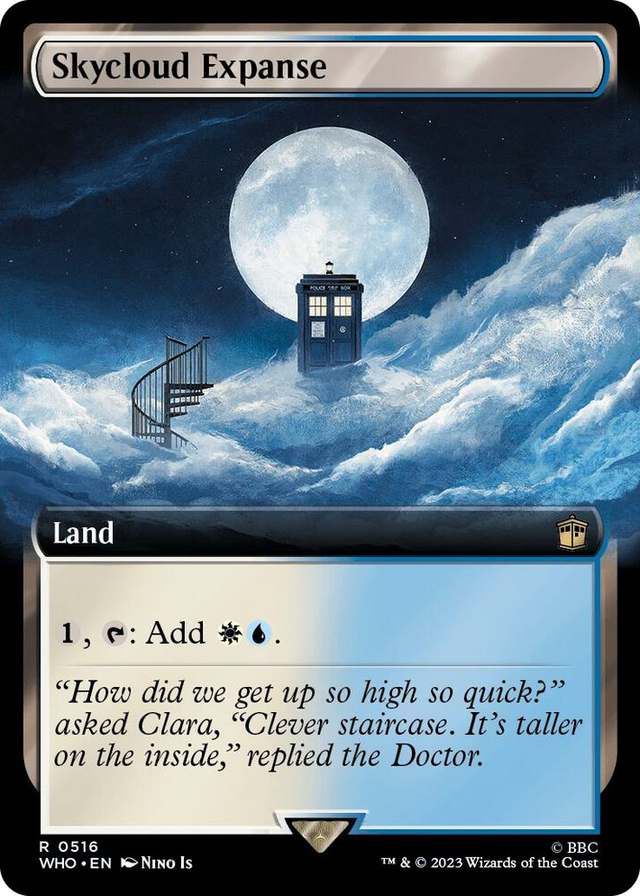 0516 Skycloud Expanse (Extended Art) R Universes Beyond: Doctor Who
