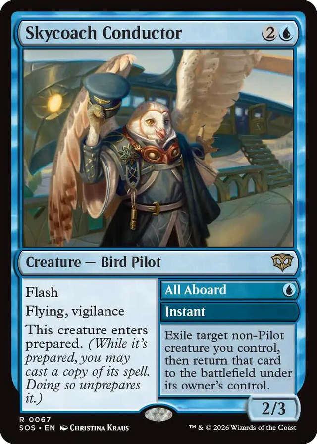 0067 Skycoach Conductor R Secrets of Strixhaven