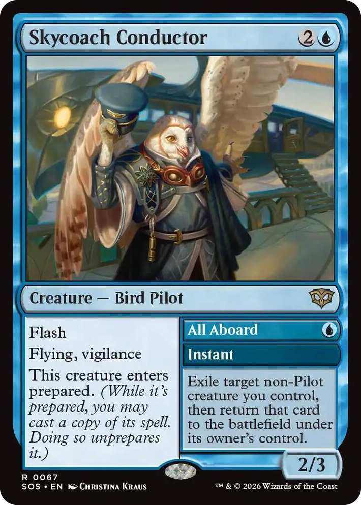 0067 Skycoach Conductor R Secrets of Strixhaven