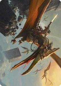 0009 Skyhunter Strike Force Art Card S Art Series: Phyrexia: All Will Be One