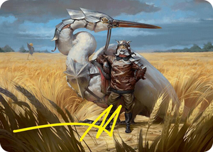 0004 Skyknight Squire Art Card (4/54) (Stamped Signature) S Art Series: Foundations