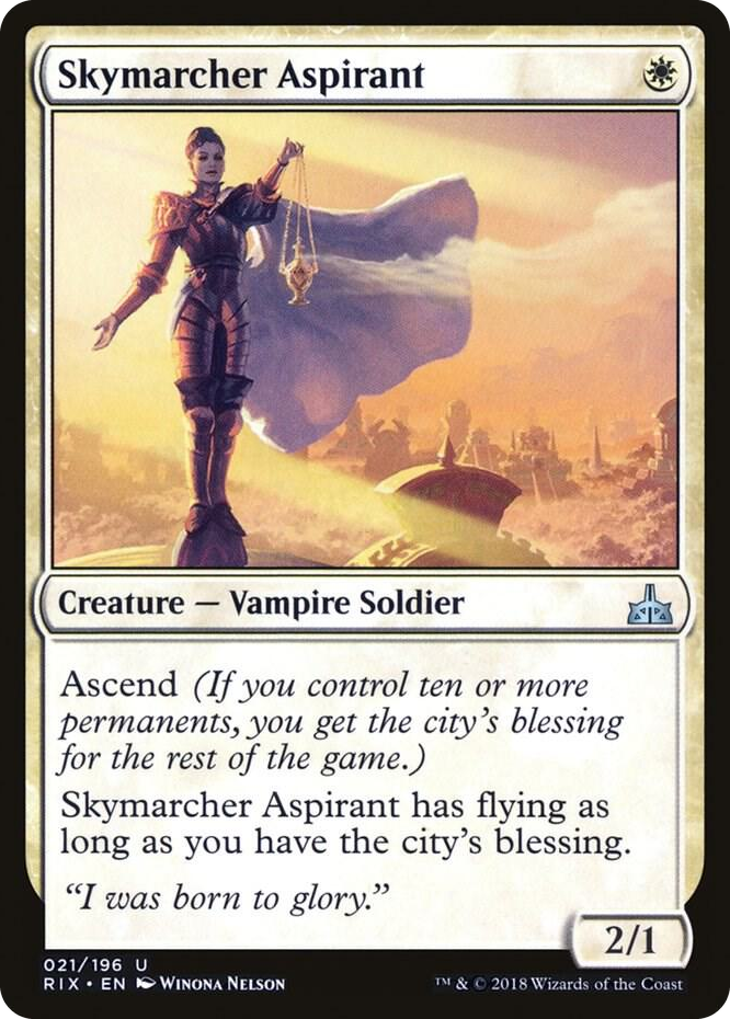 0021 Skymarcher Aspirant U Rivals of Ixalan