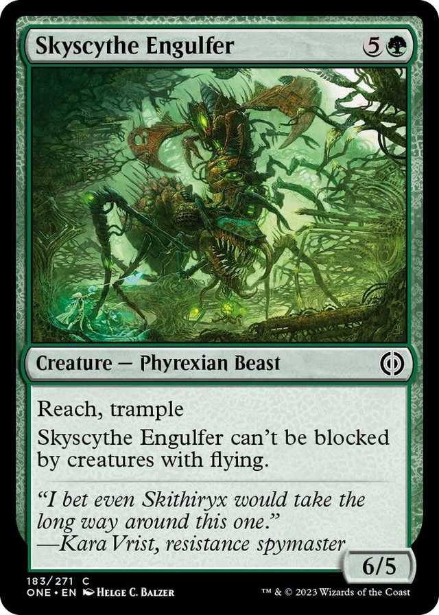 0183 Skyscythe Engulfer C Phyrexia: All Will Be One