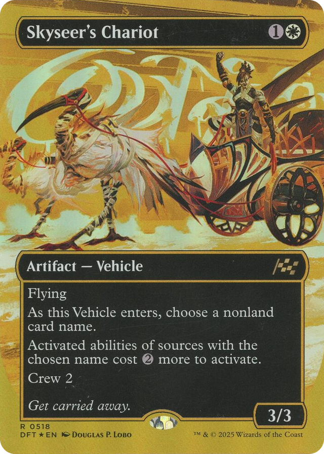 0518 Skyseer's Chariot (Borderless) (First-Place Foil) R Aetherdrift