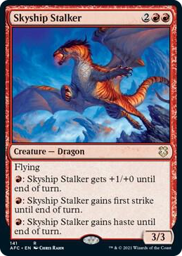 0141 Skyship Stalker R Commander: Adventures in the Forgotten Realms
