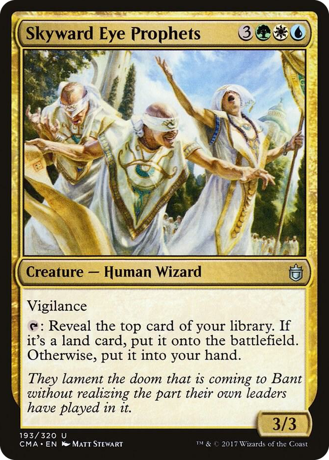Skyward Eye Prophets #193 U - Commander Anthology Pokemon card