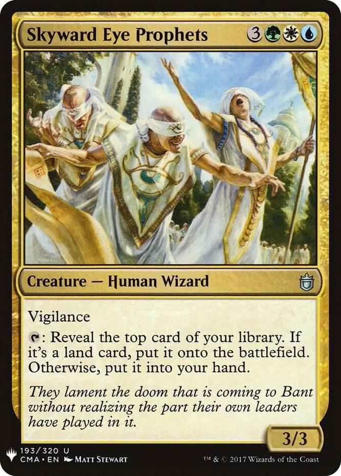 0193 Skyward Eye Prophets U The List Reprints