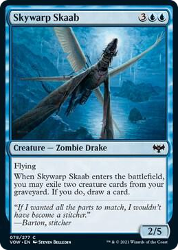 Skywarp Skaab #78 C - Innistrad: Crimson Vow Pokemon card
