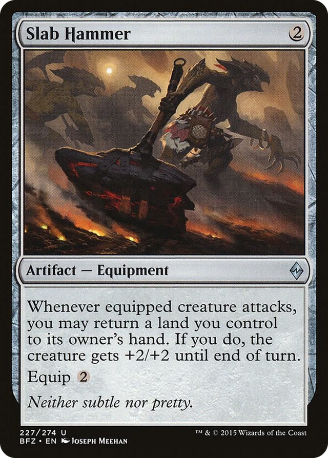 0227 Slab Hammer U Battle for Zendikar