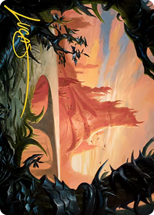 0079 Slagwoods Bridge Art Card (Gold-Stamped Signature) S Art Series: Modern Horizons 2