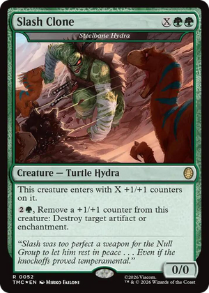 0052 Slash Clone - Steelbane Hydra (Surge Foil) R Commander: Teenage Mutant Ninja Turtles