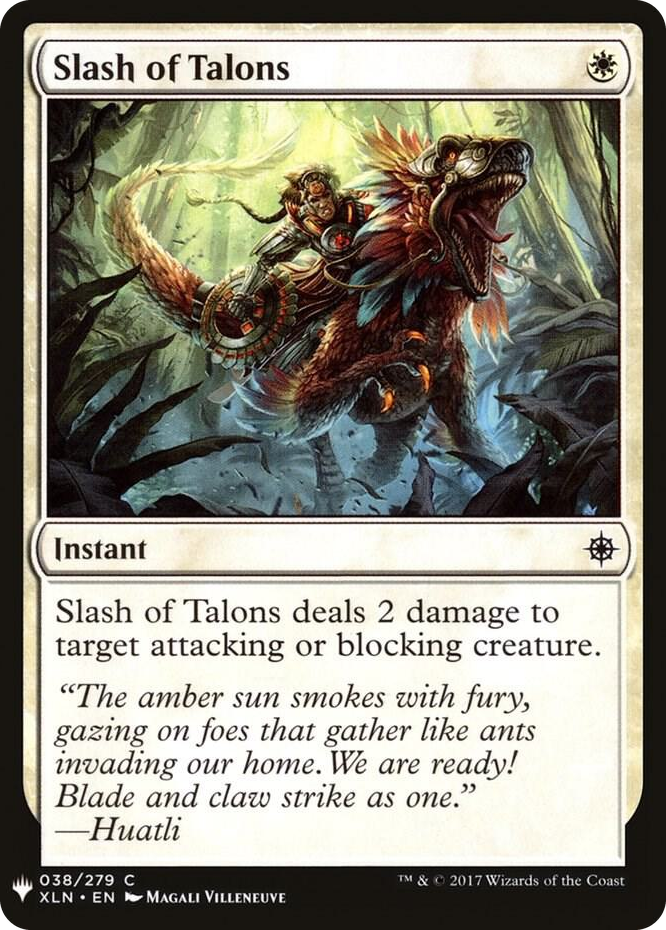 Slash of Talons #38 C - The List Reprints Pokemon card