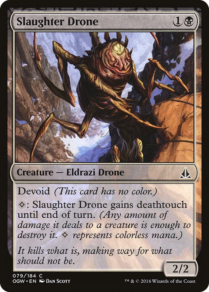 Slaughter Drone #79 C - Oath of the Gatewatch Pokemon card