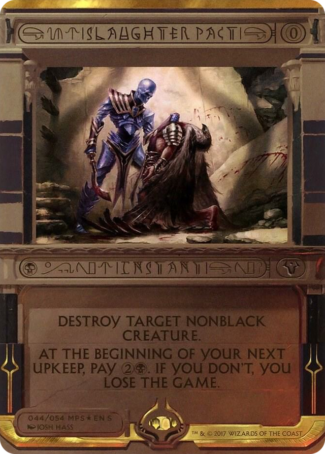 0044 Slaughter Pact M Masterpiece Series: Amonkhet Invocations