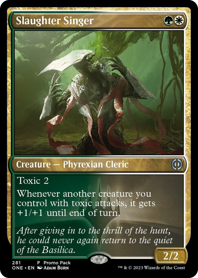 0281 Slaughter Singer P Promo Pack: Phyrexia: All Will Be One