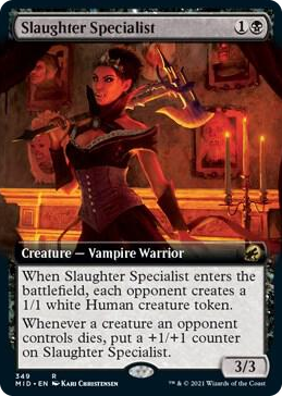 0349 Slaughter Specialist (Extended Art) R Innistrad: Midnight Hunt