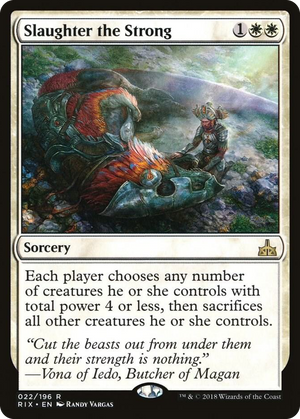 0022 Slaughter the Strong R Rivals of Ixalan